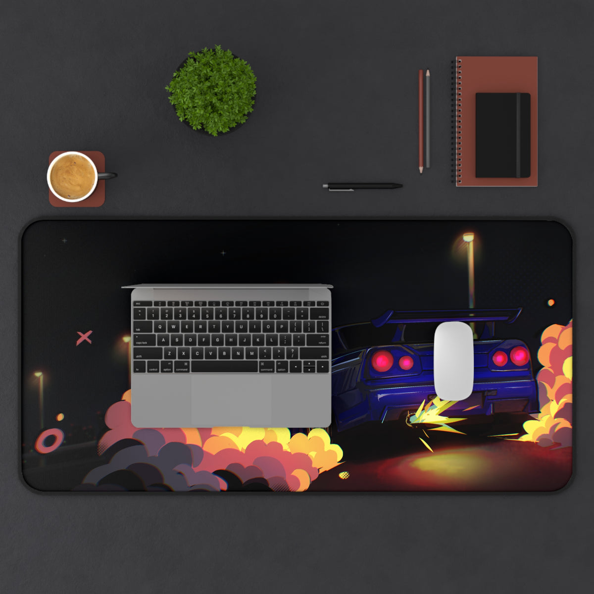 Racing Japanese Car — Desk Mat