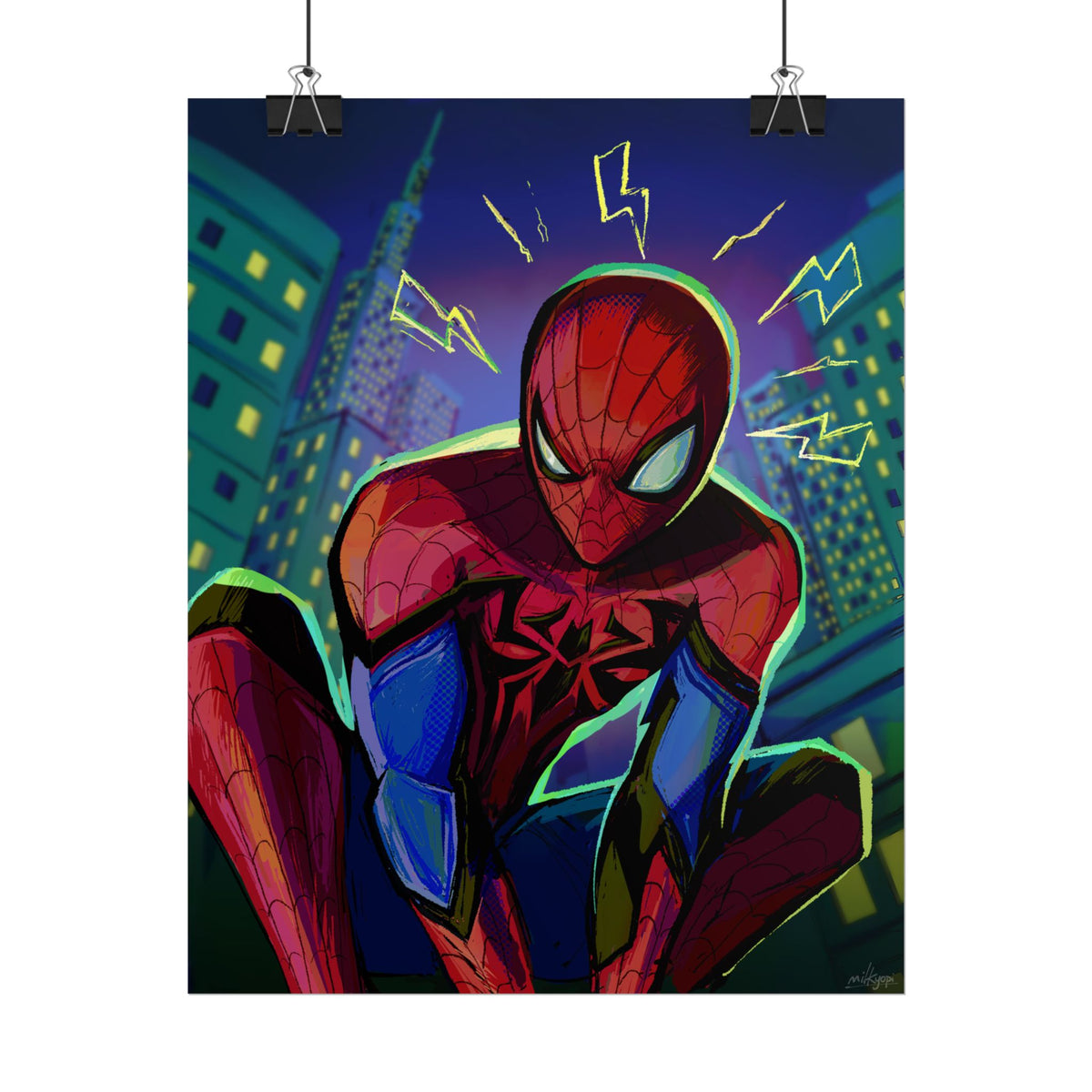 Spider-Man Marvel Rivals Fan Art — Rolled Poster