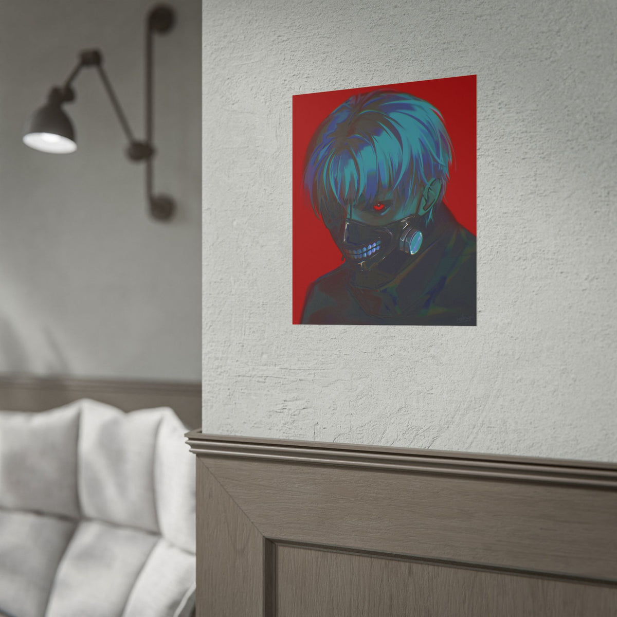Kaneki Ken Tokyo Ghoul Fan Art — Rolled Poster