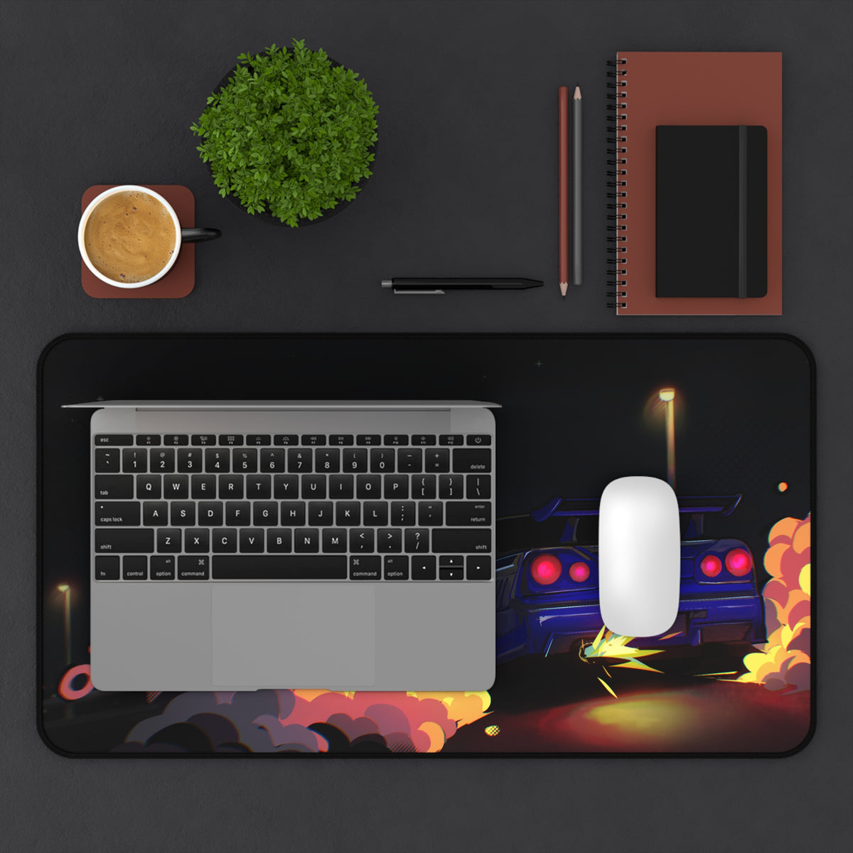 Racing Japanese Car — Desk Mat