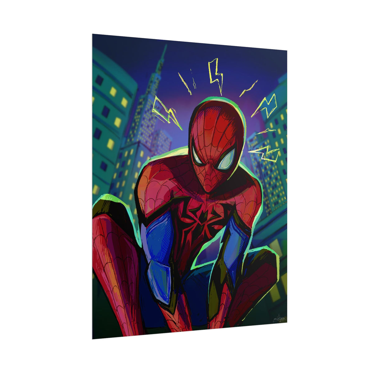 Spider-Man Marvel Rivals Fan Art — Rolled Poster