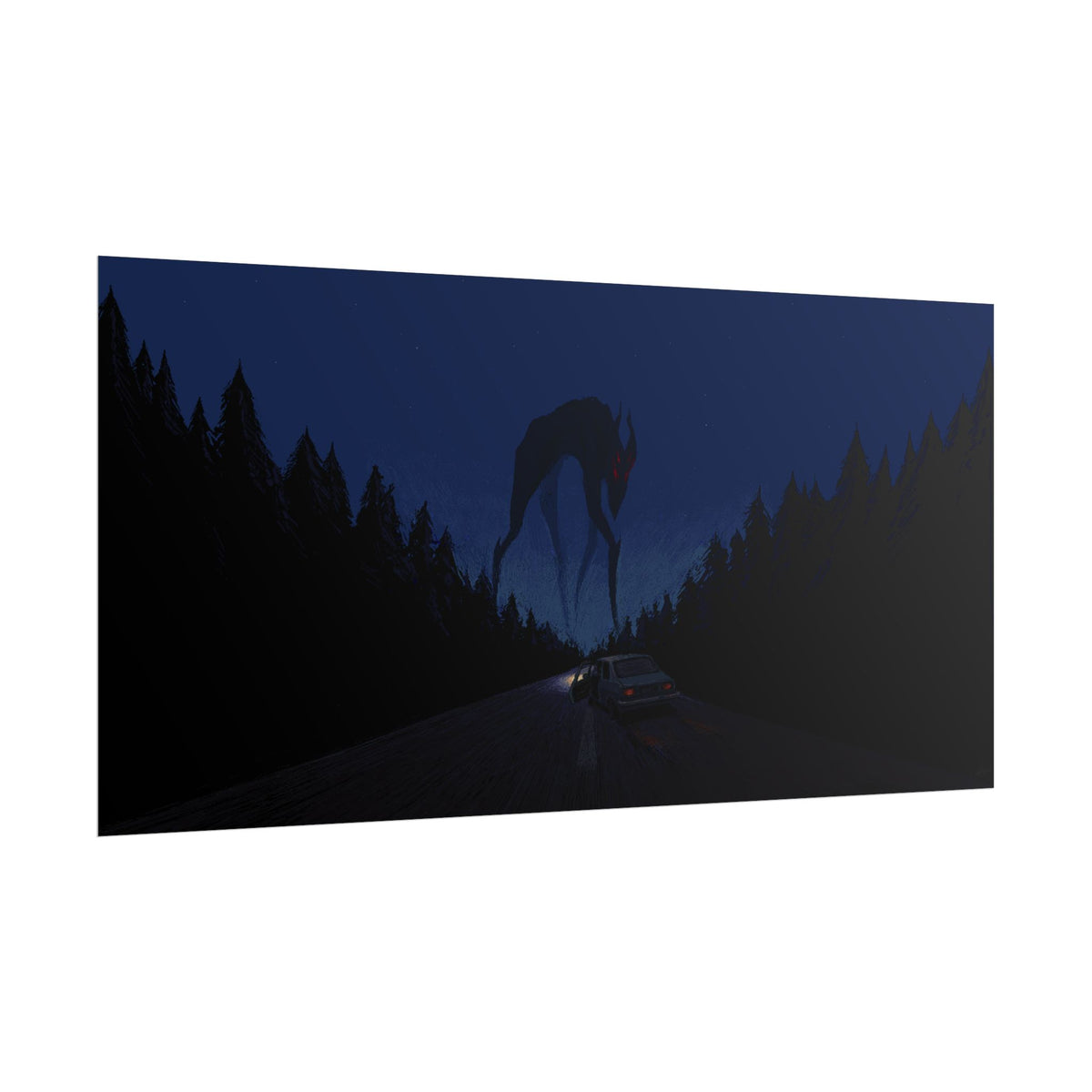 LowRes Eerie — Rolled Poster