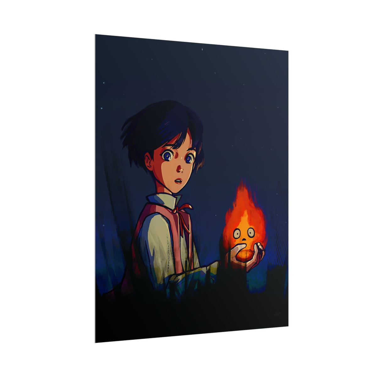 Little Howl Howl's Moving Castle Fan Art — Rolled Poster