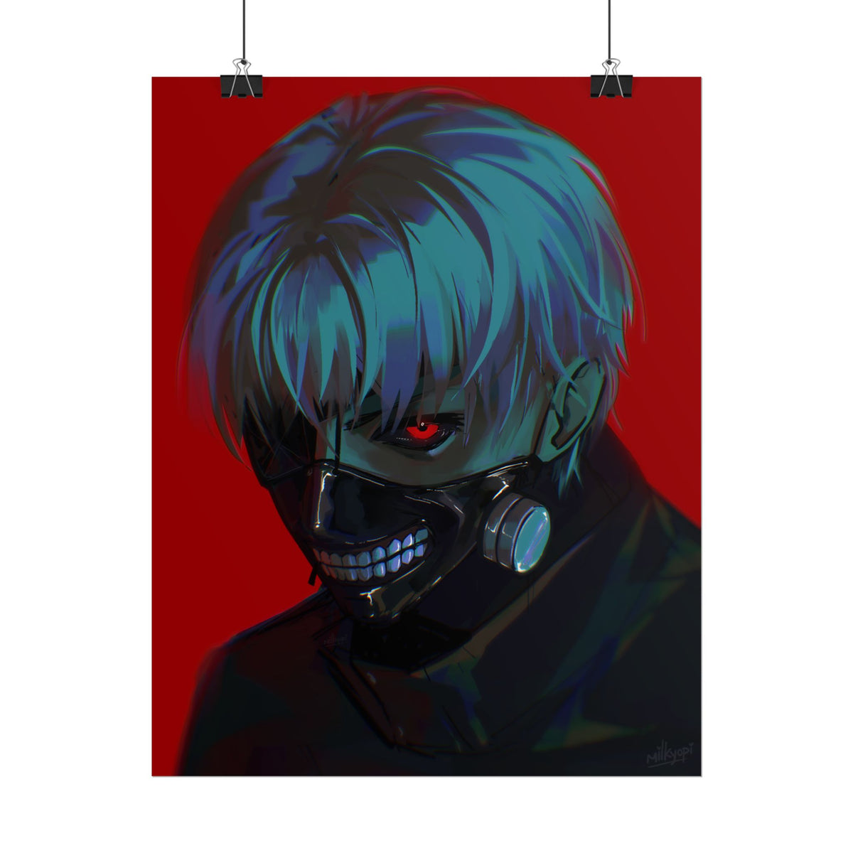 Kaneki Ken Tokyo Ghoul Fan Art — Rolled Poster
