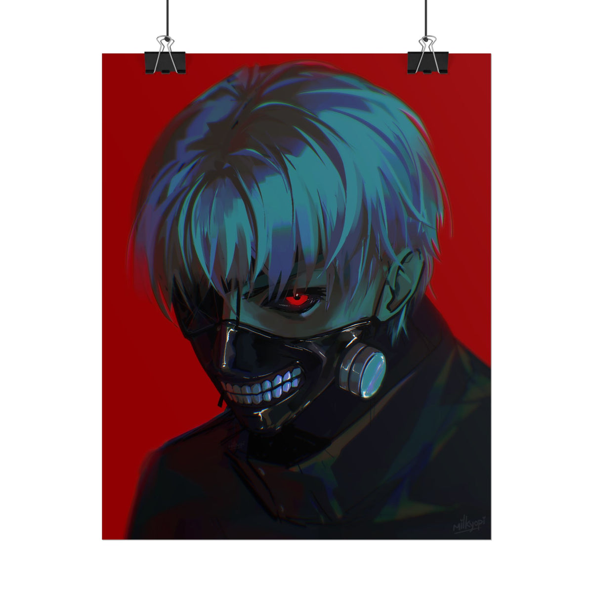 Kaneki Ken Tokyo Ghoul Fan Art — Rolled Poster