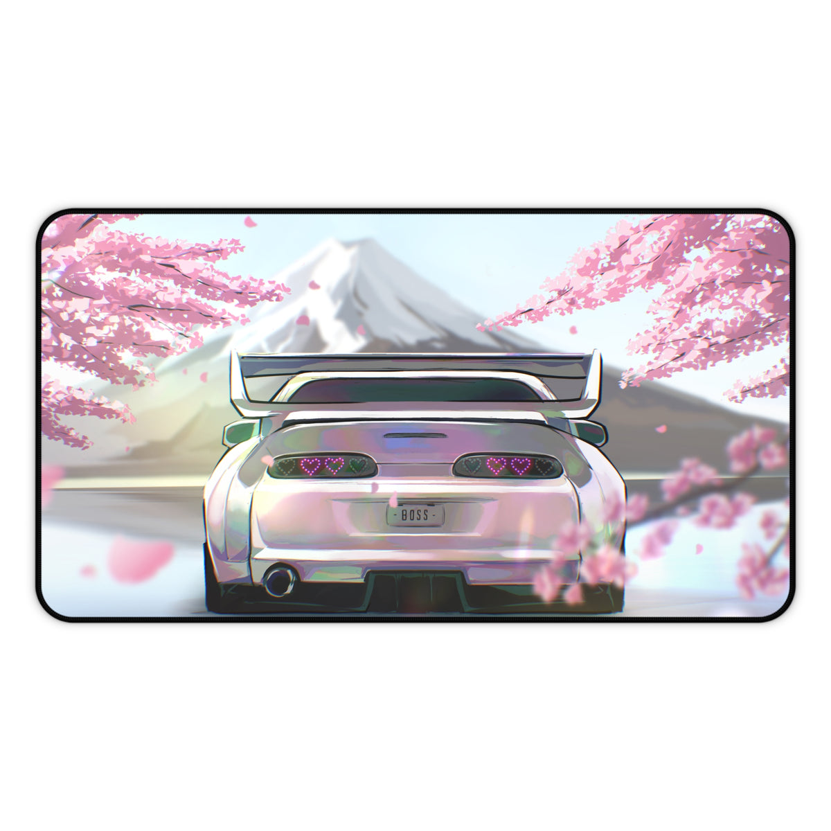 Cherry Blossom Japanese Car — Desk Mat