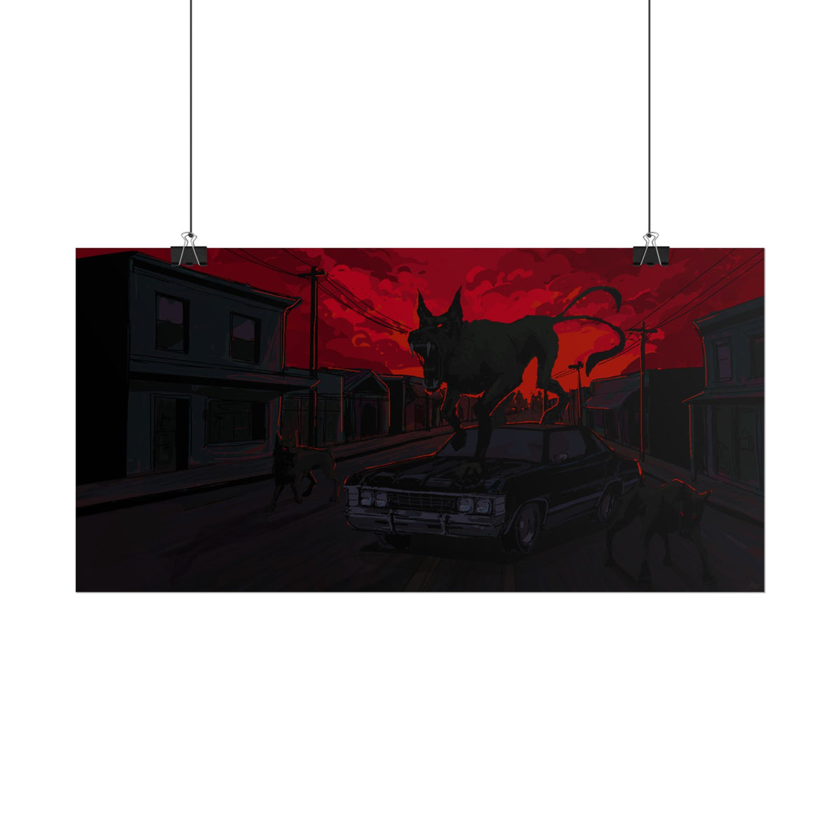 LowRes Supernatural — Rolled Poster