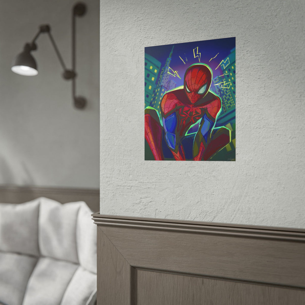 Spider-Man Marvel Rivals Fan Art — Rolled Poster