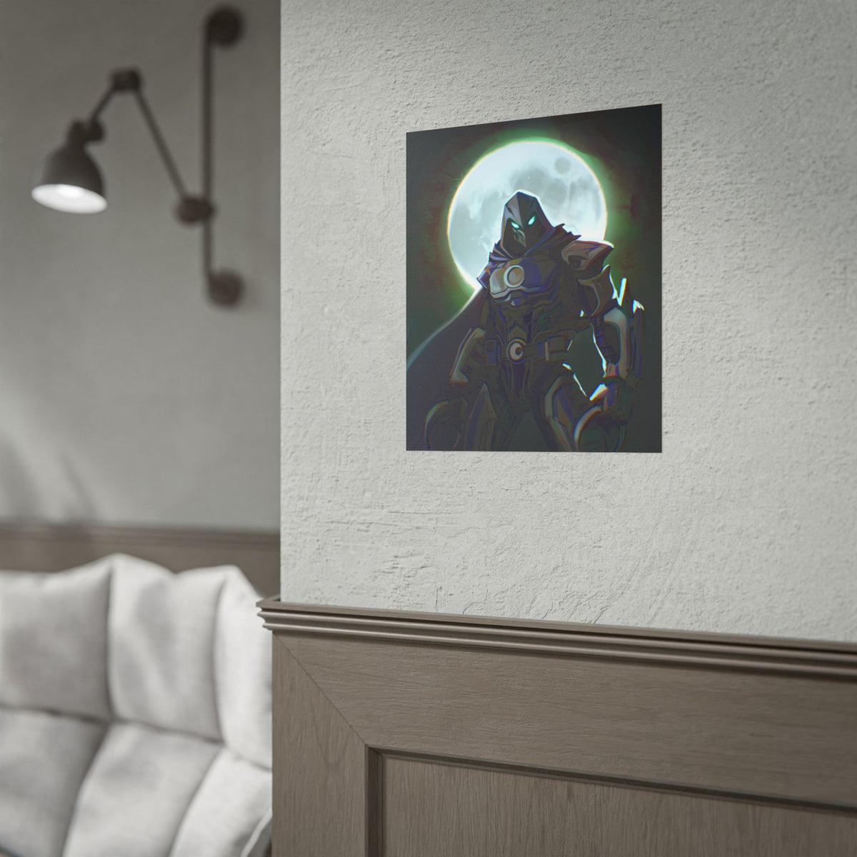 Moon Knight Marvel Rivals Fan Art — Rolled Poster