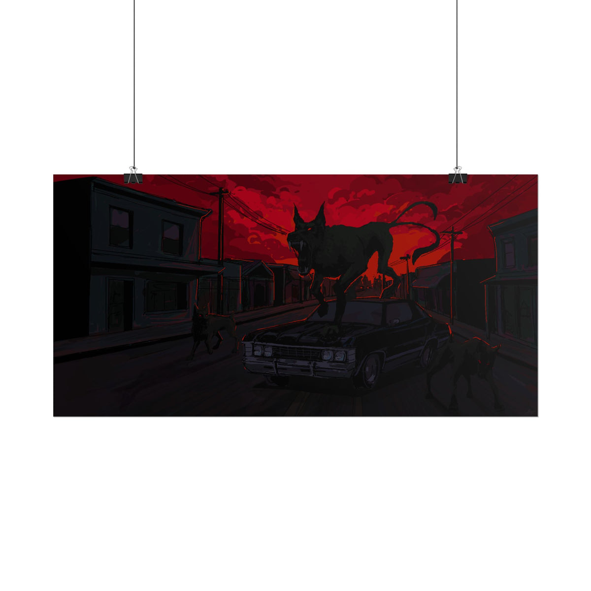 LowRes Supernatural — Rolled Poster