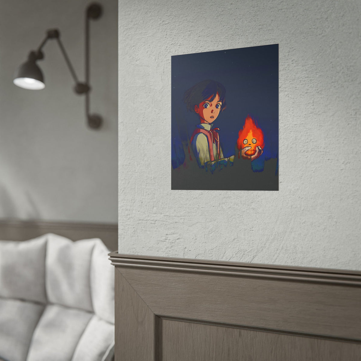 Little Howl Howl's Moving Castle Fan Art — Rolled Poster