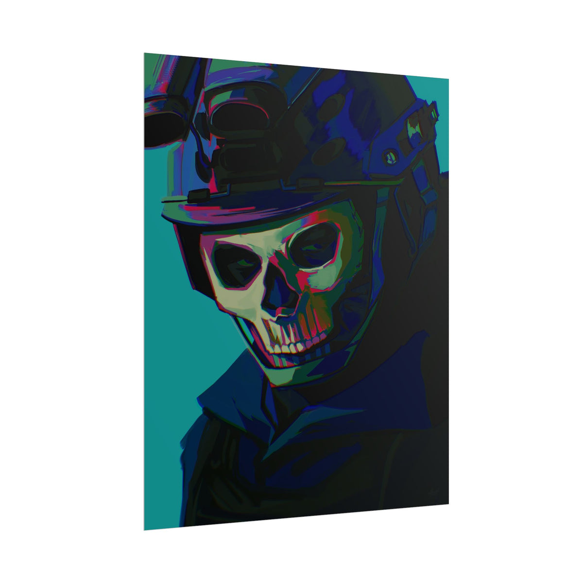 Simon 'Ghost' Riley Call of Duty Fan Art — Rolled Poster