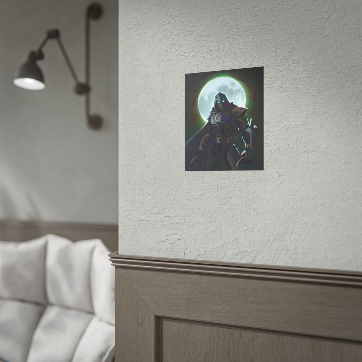 Moon Knight Marvel Rivals Fan Art — Rolled Poster