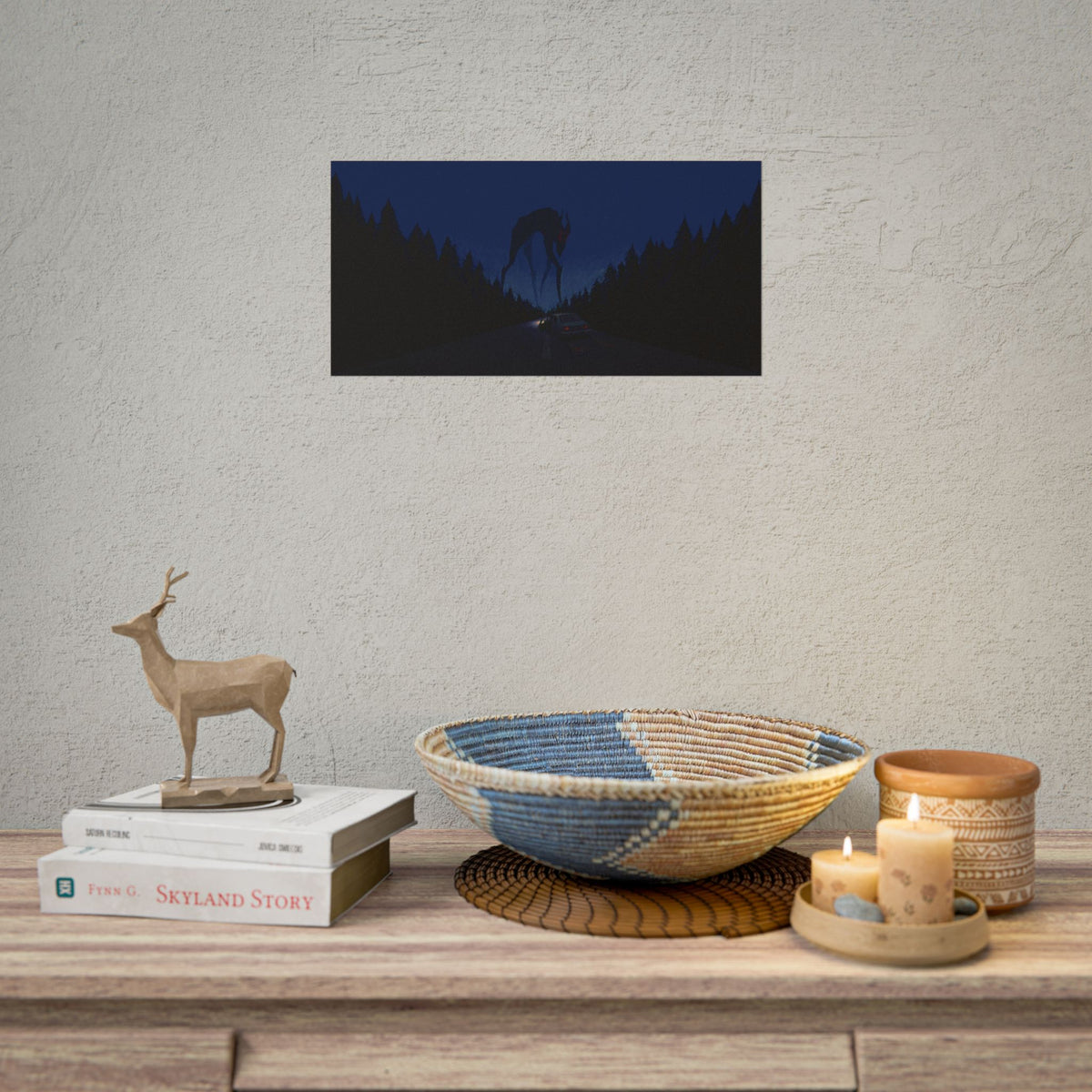 LowRes Eerie — Rolled Poster